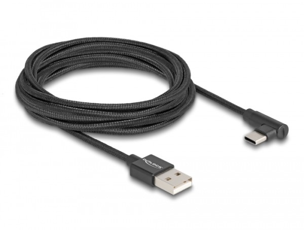 USB-Kabel Ladekabel  Typ C 90° für Garmin 010-13199-00  (3 Meter)