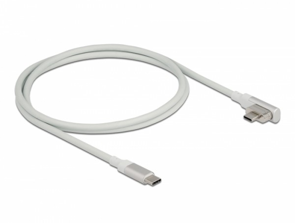 Magnetisches Thunderbolt 3 USB-C Kabel 4K 60 Hz Stecker zu Stecker gewinkelt 1,20 m f. MacBook Pro 16" (2021)